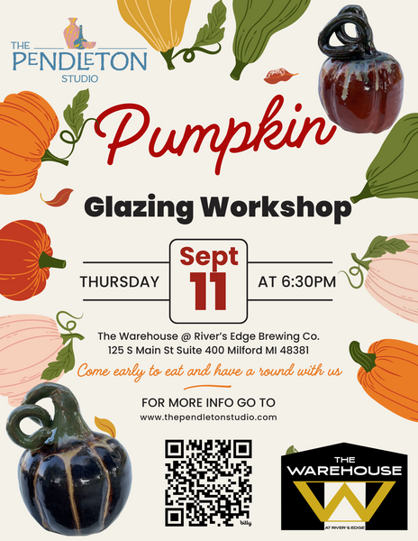 Sep 11th 2025 River's Edge Pumpkin Glazing
