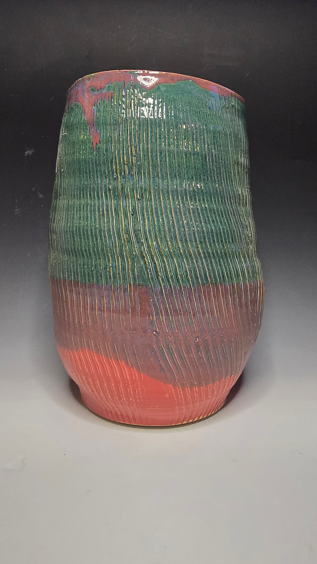 Verdant Sunset Vase