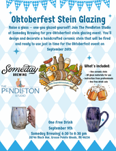 Load image into Gallery viewer, Someday brewery Oktoberfest workshop 9-9-26
